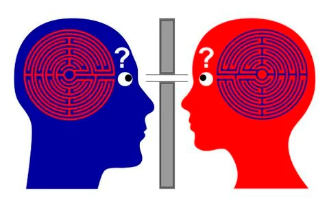 Knowing each other Stock-Illustration
