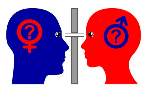 Knowing one another Illustrazione stock