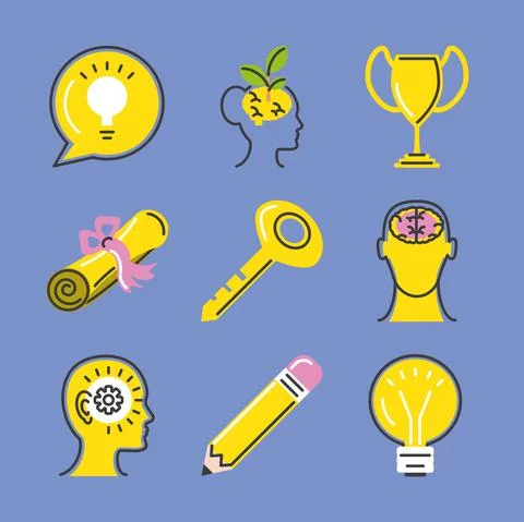 Knowledge and education 스톡 일러스트