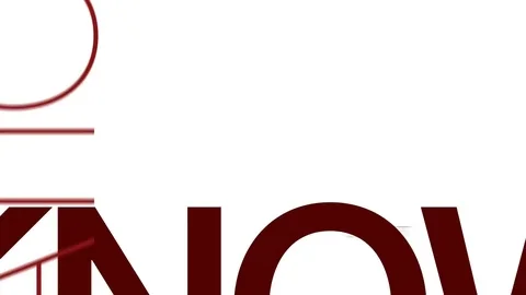 Knowledge animated word cloud. Kinetic typography. Stock Footage 70658321