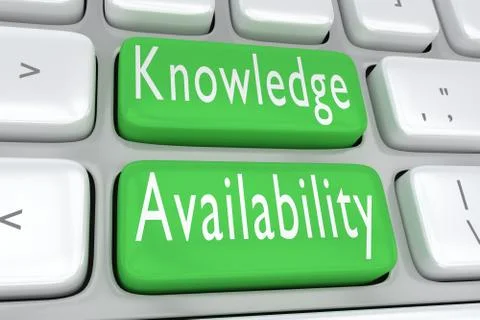 Knowledge Availability concept Stock Illustration