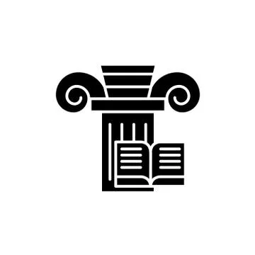 Knowledge black icon, vector sign on isolated background. Knowledge concept Stock Illustration