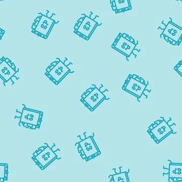 Knowledge book character line vector seamless pattern 스톡 일러스트