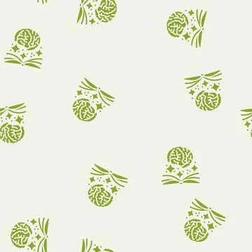 Knowledge book succes challenge glyph seamless pattern Stock Illustration