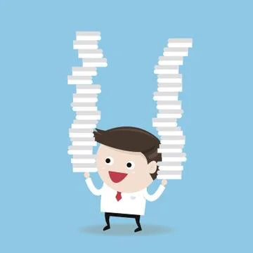 Knowledge concept, flat design Stock Illustration