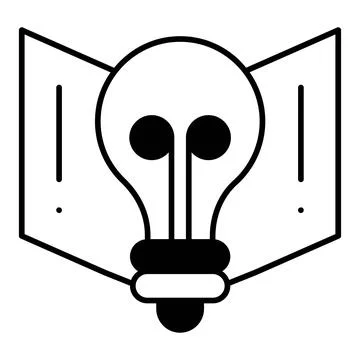 Knowledge Dualtone Icon Illustrazione stock