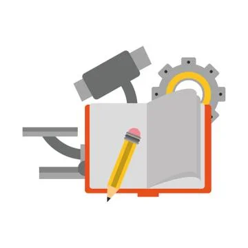 Knowledge education concept cartoon Stock Illustration