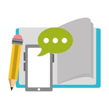 Knowledge education concept cartoon Stock Illustration