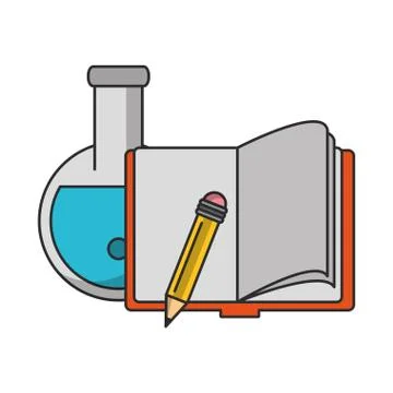 Knowledge education concept cartoon Stock Illustration