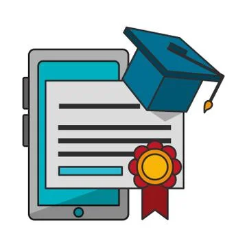 Knowledge education concept cartoon Stock Illustration