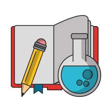 Knowledge education concept cartoon Stock Illustration