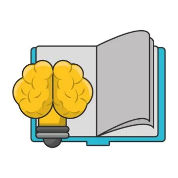 Knowledge education concept cartoon Stock Illustration