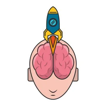 Knowledge education concept cartoon Stock Illustration