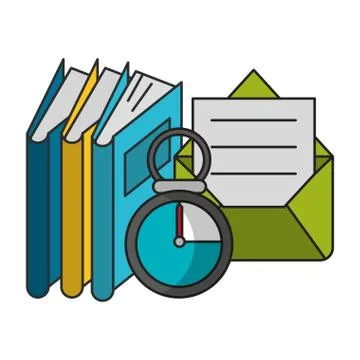 Knowledge education concept cartoon Stock Illustration