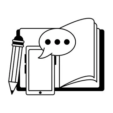 Knowledge education concept cartoon Stock Illustration