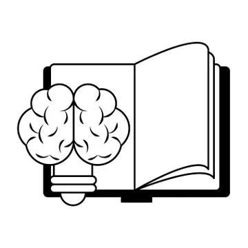 Knowledge education concept cartoon Stock Illustration
