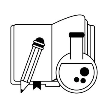 Knowledge education concept cartoon Stock Illustration