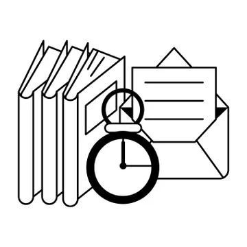 Knowledge education concept cartoon Stock Illustration