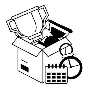 Knowledge education concept cartoon Stock Illustration