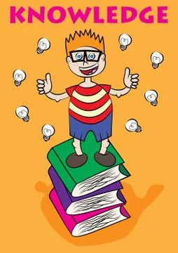 Knowledge education concept Stock Illustration