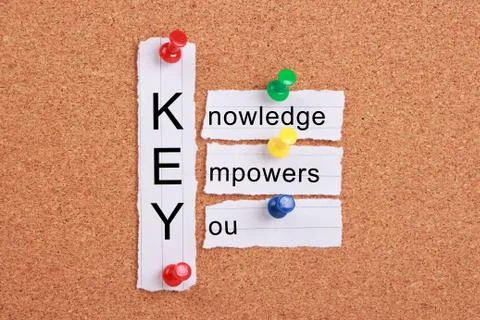 Knowledge Empowers You Stock Photos