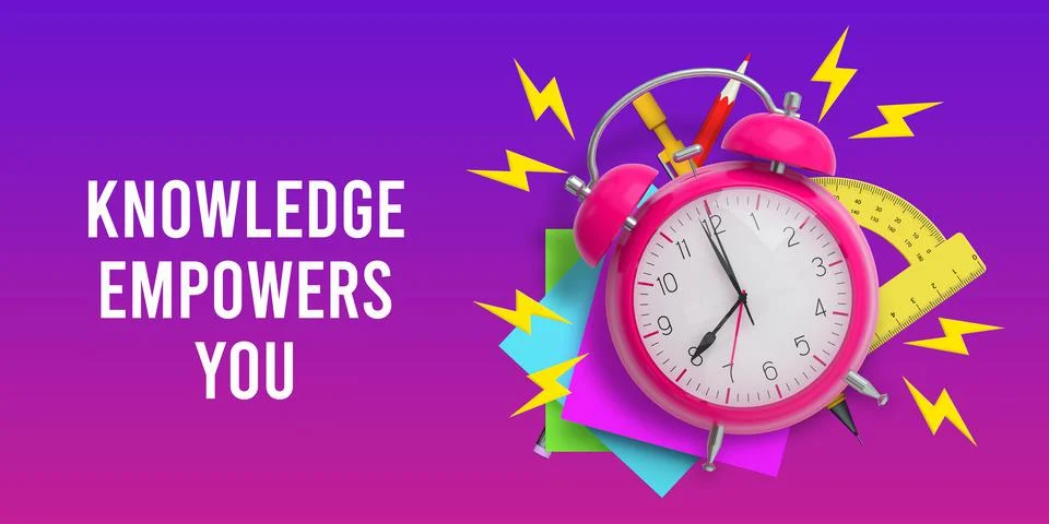 Knowledge empowers you Stock Photos