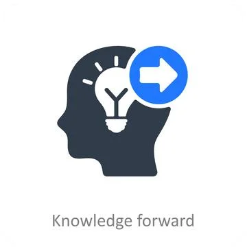 Knowledge Forward Stock Illustration