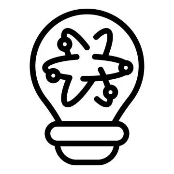Knowledge gain icon outline vector. Science learning evolution Illustrazione stock