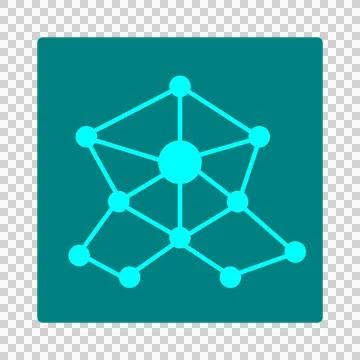 Knowledge Graph — Conceptual Entity Relationship Network Vector Stock Illustration