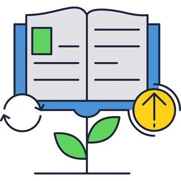 Knowledge growth icon prof education online vector Stock Illustration