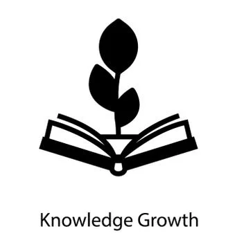 Knowledge Growth Vector Stock Illustration
