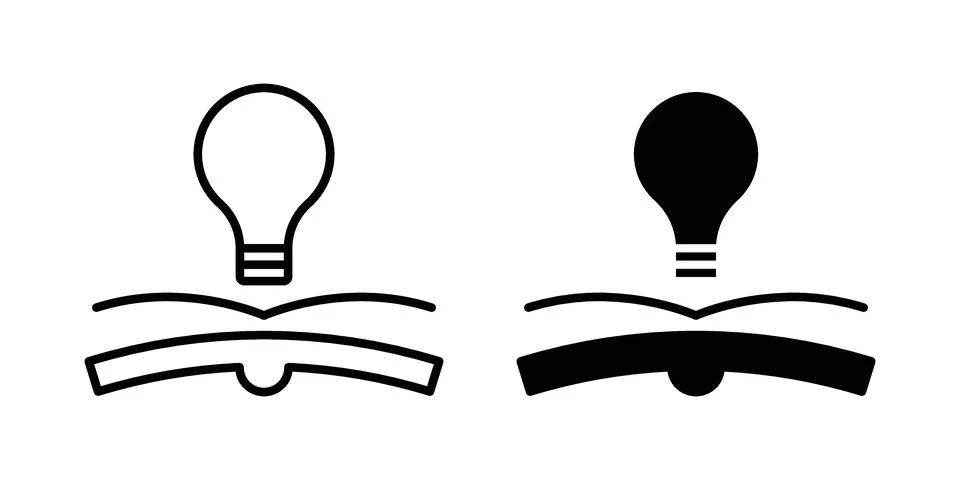 Knowledge icon or illustration vector symbols 스톡 일러스트
