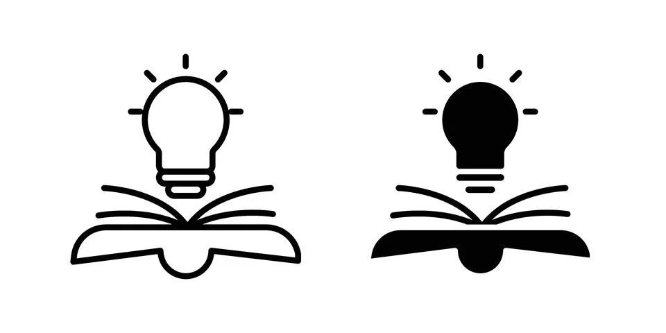 Knowledge icon vector design illustrations Stock Illustration