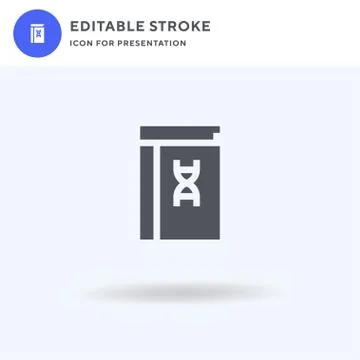 Knowledge icon vector, filled flat sign, solid pictogram isolated on white, l Stock Illustration