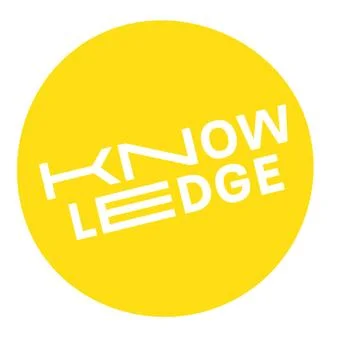 Knowledge label on white 스톡 일러스트