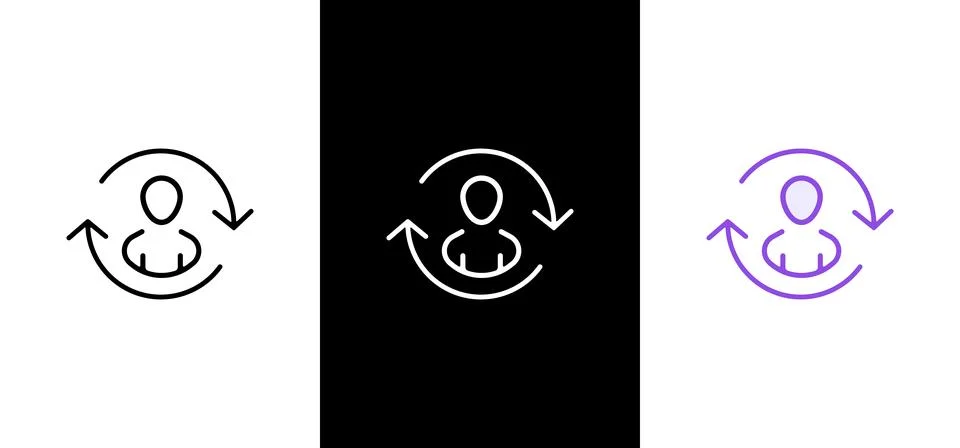 Knowledge learning experience vector icon 스톡 일러스트