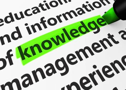 Knowledge Management Concept Stock Illustration