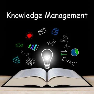 Knowledge Management Concept Stock Photos