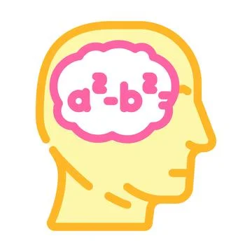 Knowledge math science education color icon vector illustration Stock Illustration