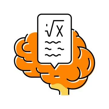 Knowledge math science education color icon vector illustration Stock Illustration