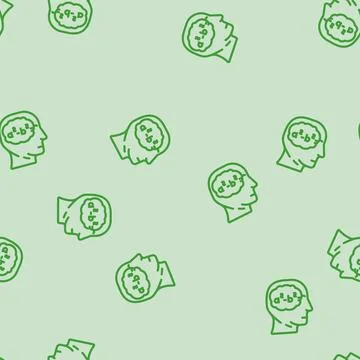 Knowledge math science education line vector seamless pattern Stock Illustration