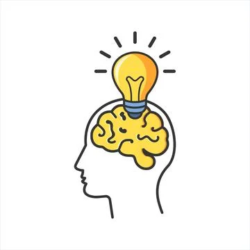 Knowledge or education icon in flat style. School study vector illustration.. Illustrazione stock