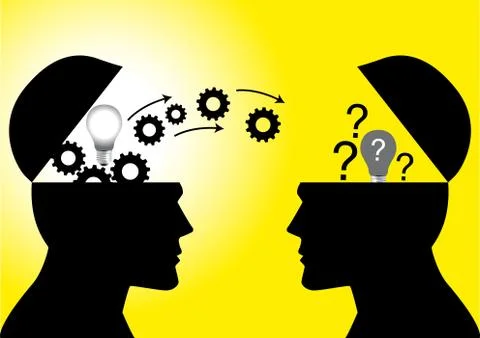 Knowledge or Ideas Transfer イラスト素材