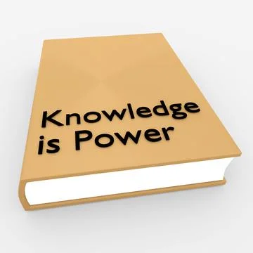 Knowledge is Power concept Stock Photos