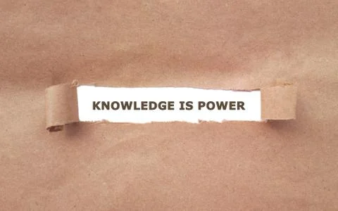 Knowledge is power Stock Photos