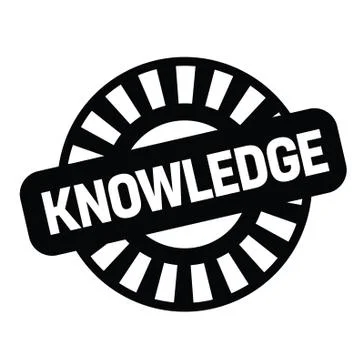 Knowledge rubber stamp Stock Illustration