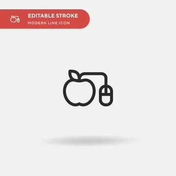 Knowledge Simple vector icon. Illustration symbol design template for web mob Stock Illustration