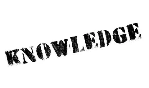 Knowledge stamp rubber Stock-Illustration