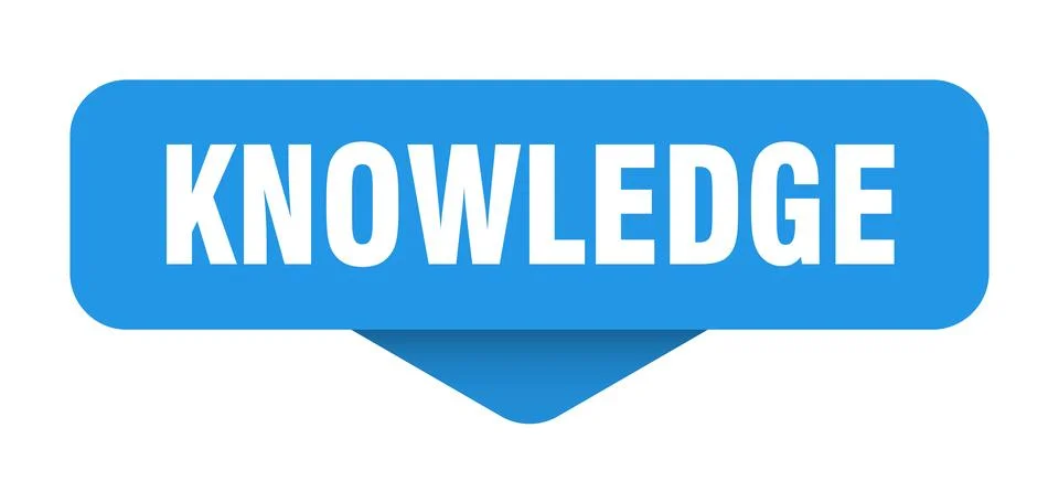 Knowledge sticker. knowledge sign on transparent background イラスト素材