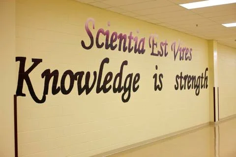 Knowledge is Strength 写真素材